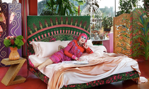Savoir Beds collaborates with Dame Zandra Rhodes